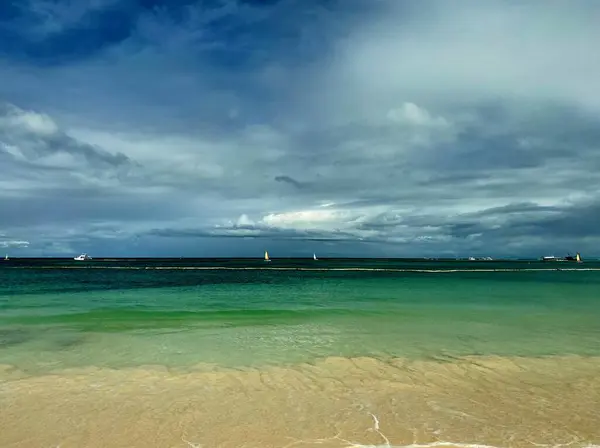 Esboços Férias Marítimas Praias Uma Viagem Países Quentes — Fotografia de Stock