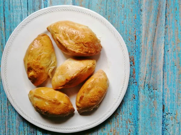 Disposición Pasteles Con Relleno Superficie — Foto de Stock