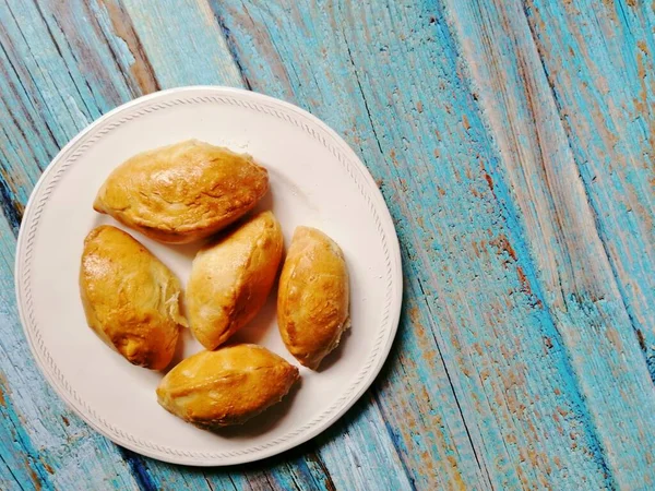 Disposición Pasteles Con Relleno Superficie — Foto de Stock