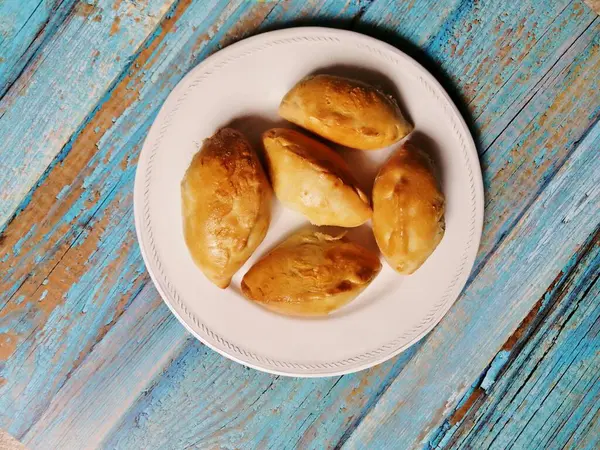 Disposición Pasteles Con Relleno Superficie — Foto de Stock