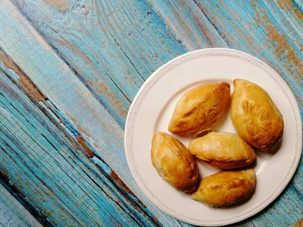 Disposición Pasteles Con Relleno Superficie — Foto de Stock