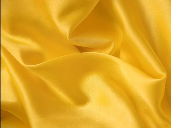 Background Silk Yellow Texture Wave — Stock Photo, Image