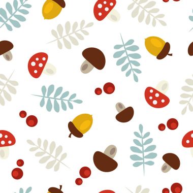 Dikişsiz sonbahar desen