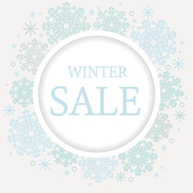 Kar taneleri ile kış satış grafiği