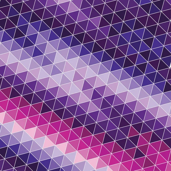 具有紫色和粉红色三角形的抽象背景 — 图库矢量图片