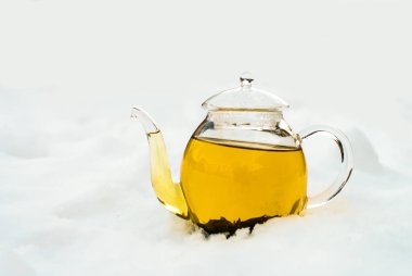Tea on snow.