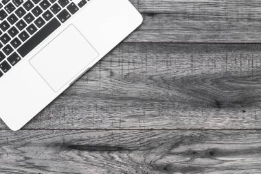 İş çalışma alanı kavramı. Üstten Görünüm.