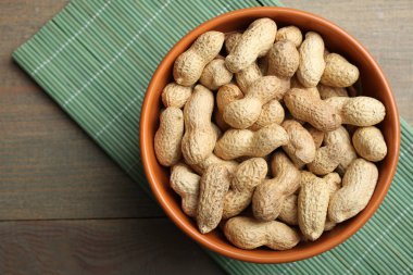 Fıstık kabuğu. Üstten Görünüm.