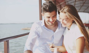 Birbirine aşık çift