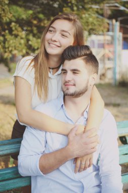 Birbirine aşık çift