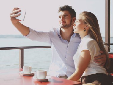 Birbirine aşık çift