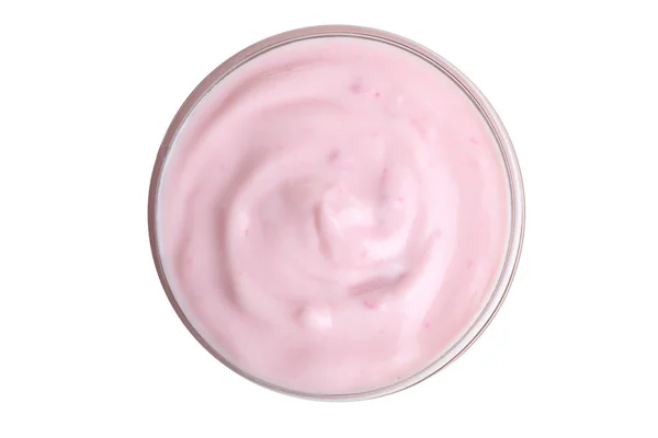 Una scodella di yogurt — Foto Stock