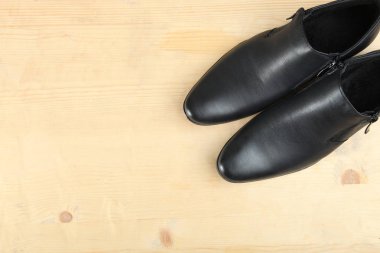 siyah deri Erkek Ayakkabı 