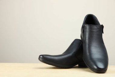 siyah deri Erkek Ayakkabı 