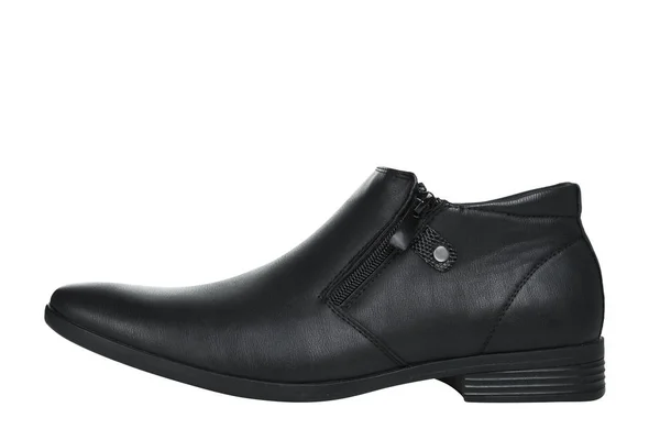Sapatos masculinos de couro preto — Fotografia de Stock