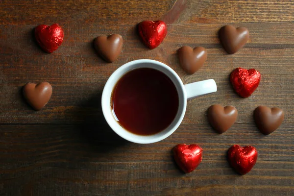 Kaffee und Schokolade Bonbons — Stockfoto