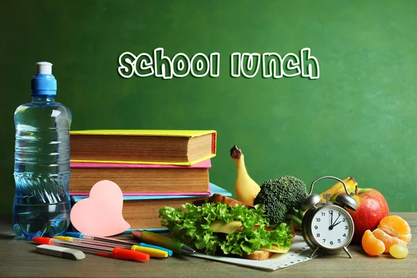 Almuerzo escolar útil — Foto de Stock