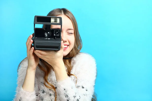 Old instant camera — Stock Photo, Image