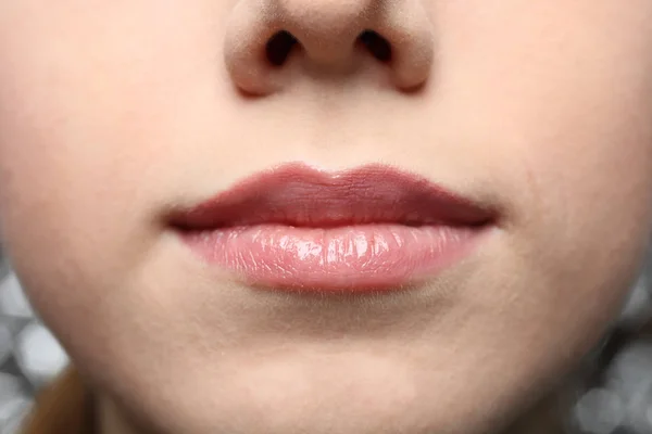 Bellissimo trucco labbra — Foto Stock
