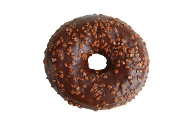 çörek çikolata sosu ile