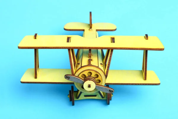 Drewniany samolot stary — Zdjęcie stockowe