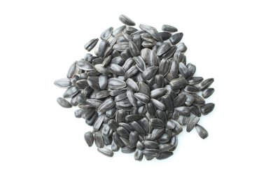 ayçiçeği tohumu yığını.