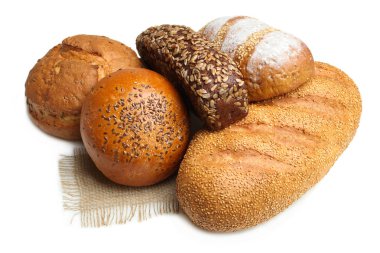 Farklı taze ekmek kümesi