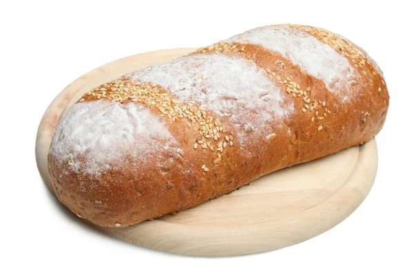 Gebackenes Brot mit Sesam — Stockfoto