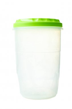 boş bir plastik konteyner 