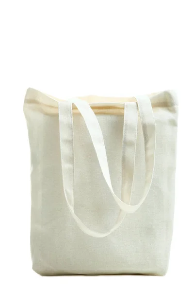 Білий Еко-сумка — стокове фото