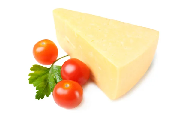 Сир з вишневими помідорами — стокове фото