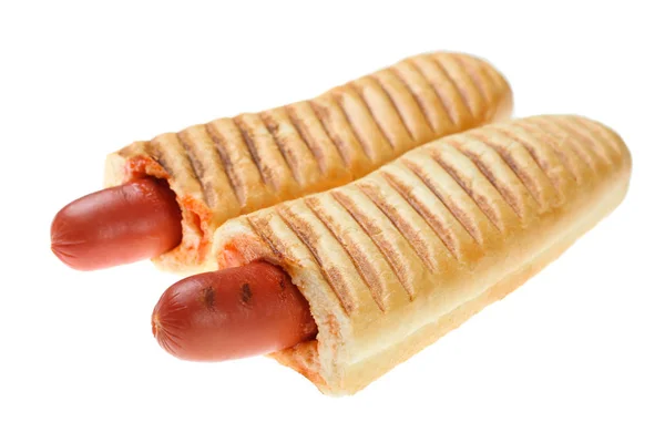 Twee Franse hotdogs — Stockfoto