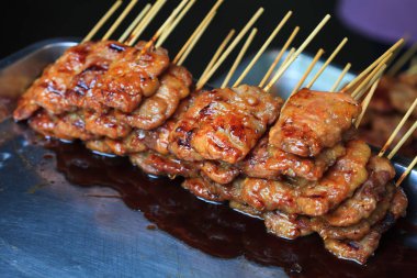 Tahta sopa Barbe-que domuz