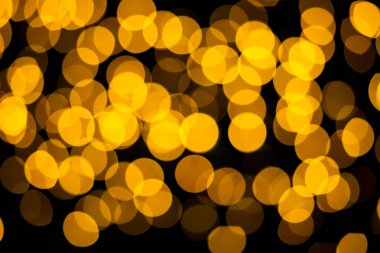 Soyut sarı ışık bokeh arka plan 