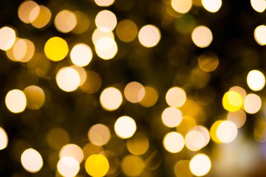 Soyut sarı ışık bokeh arka plan 