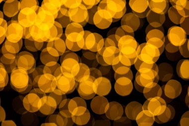 Soyut sarı ışık bokeh arka plan 