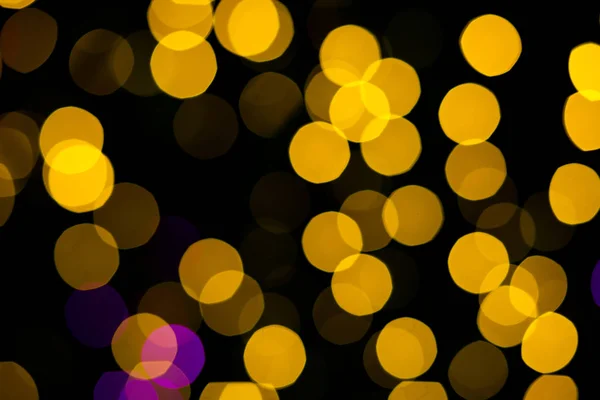 Abstract Yellow Purple lights bokeh background