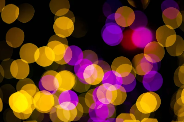 Abstract Yellow Purple lights bokeh background