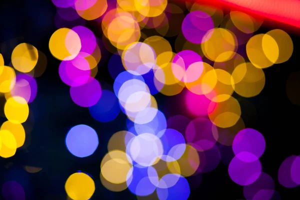 Abstract Yellow Purple lights bokeh background