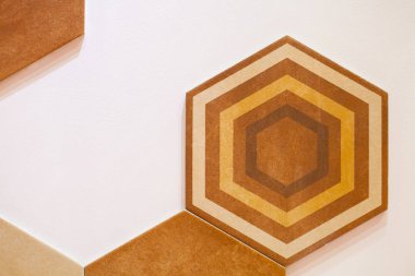 Altıgen karo mozaik arka plan tasarlamak 