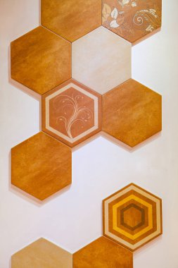 Altıgen karo mozaik arka plan tasarlamak 