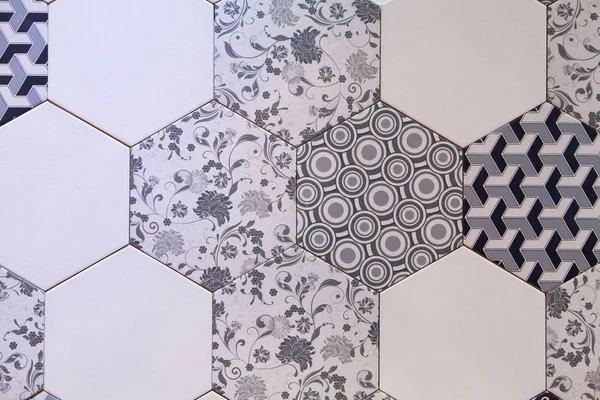 Altıgen karo mozaik arka plan tasarlamak 