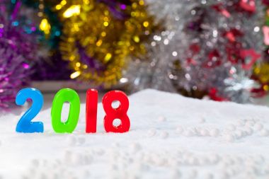 Noel süslemeleri Noel kar alan arka plan w'den aksesuarlar