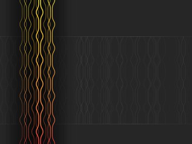 soyut teknoloji arka planda turuncu çizgi deseni