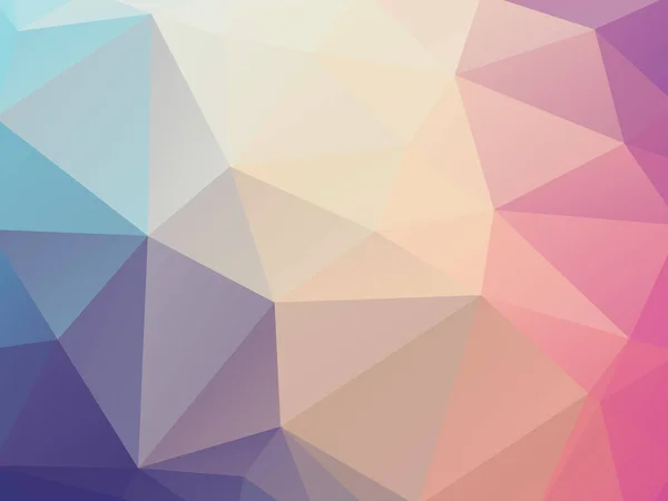 Vector abstracte zachte pastel driehoeken achtergrond — Stockvector