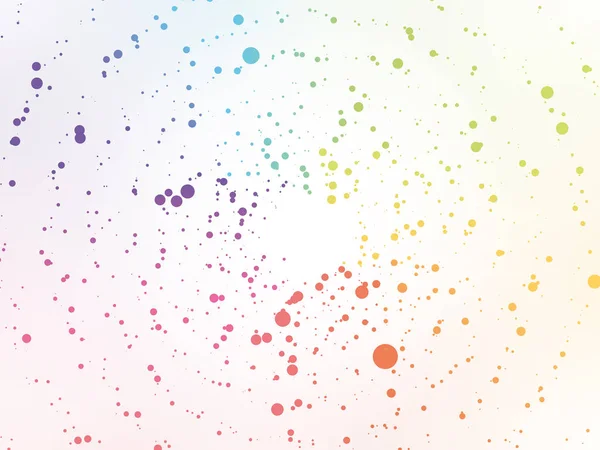 Farbpunkte abstrakter Hintergrund — Stockvektor