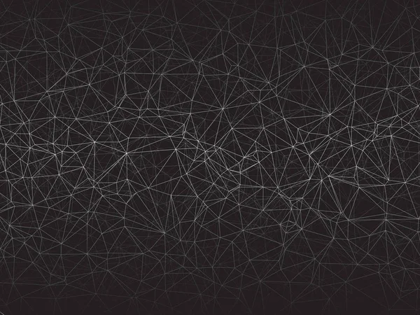 Soyut geometrik gri ağ arka plan — Stok Vektör