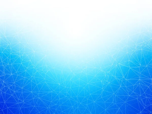 Abstrato geométrico azul rede fundo — Vetor de Stock