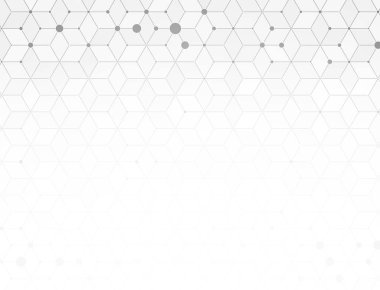 gri tıbbi molekülleri bağlantı arka plan vektör