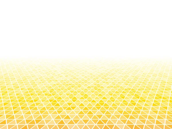 3d perspectiva naranja triángulo amarillo fondo — Vector de stock